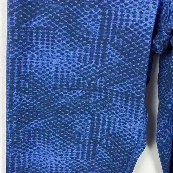 Tuff Athletics Women’s Leggings Blue Stretch Waistband Zip Pocket Pre-owned S - Picture 2 of 12